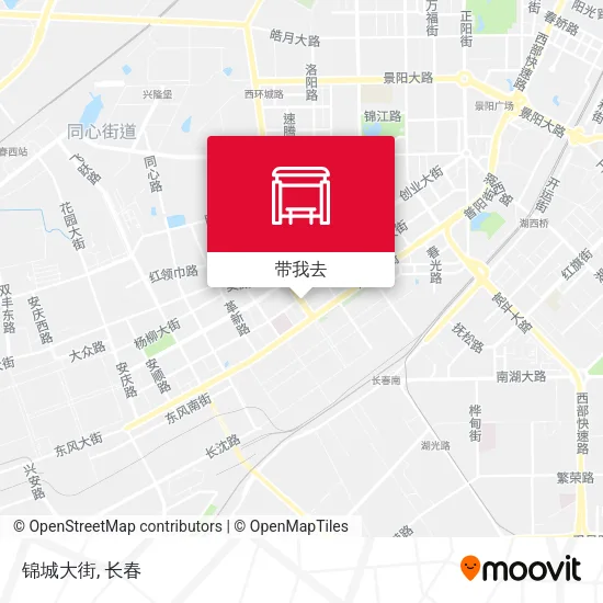 锦城大街地图