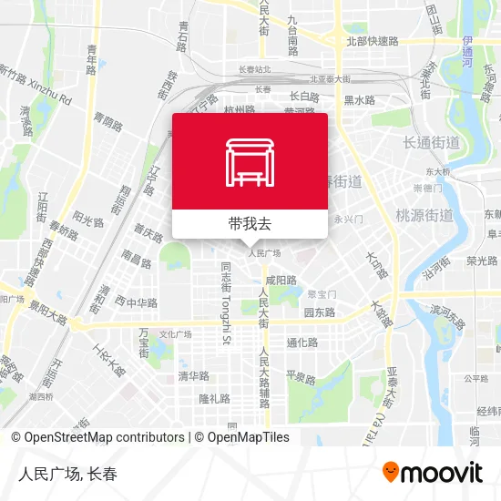 人民广场地图