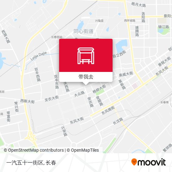 一汽五十一街区地图