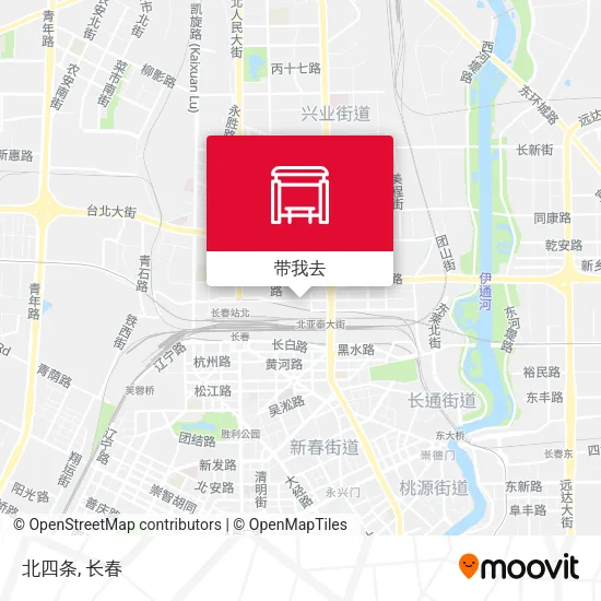 北四条地图