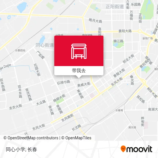 同心小学地图