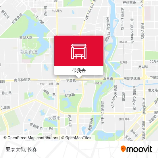 亚泰大街地图