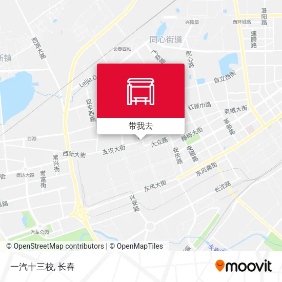 一汽十三校地图