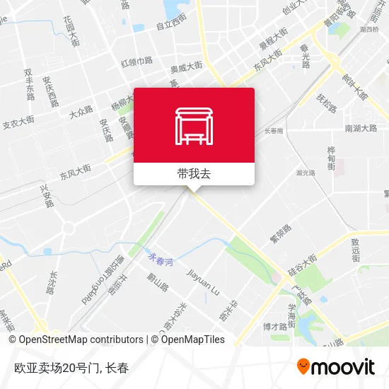 欧亚卖场20号门地图