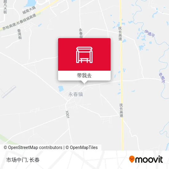 市场中门地图