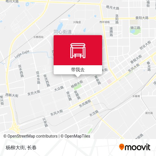 杨柳大街地图