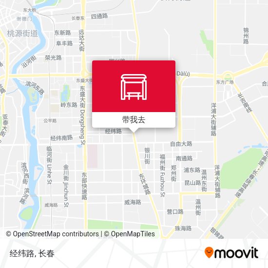 经纬路地图