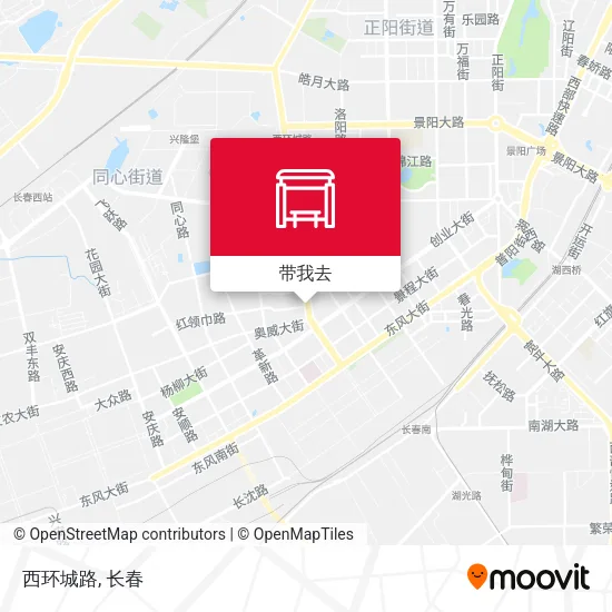 西环城路地图