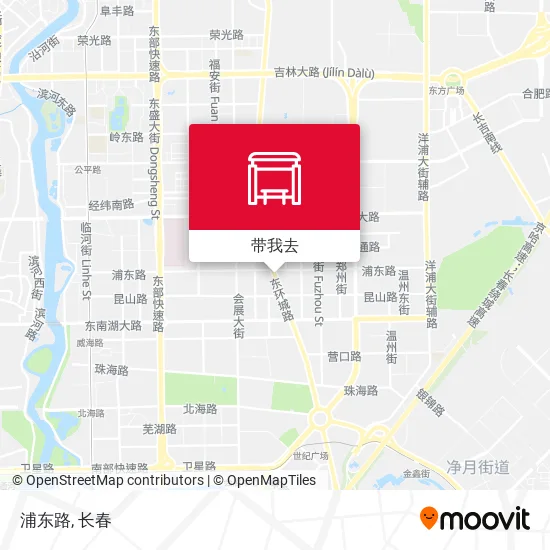 浦东路地图
