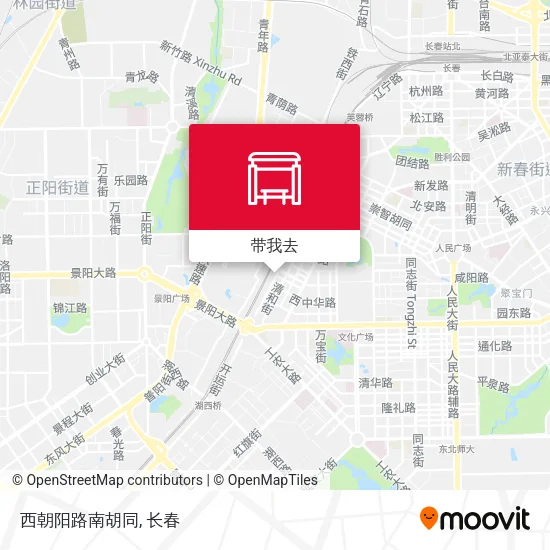 西朝阳路南胡同地图