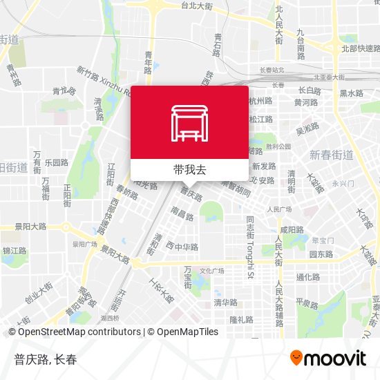 普庆路地图
