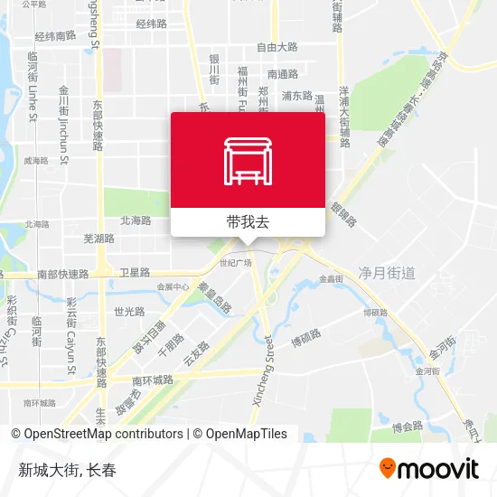 新城大街地图