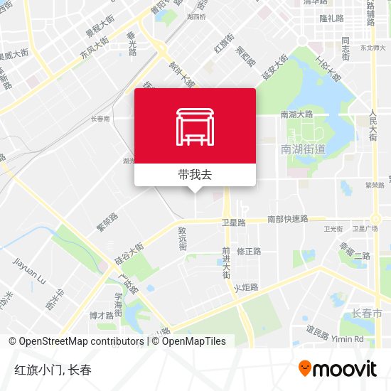 红旗小门地图