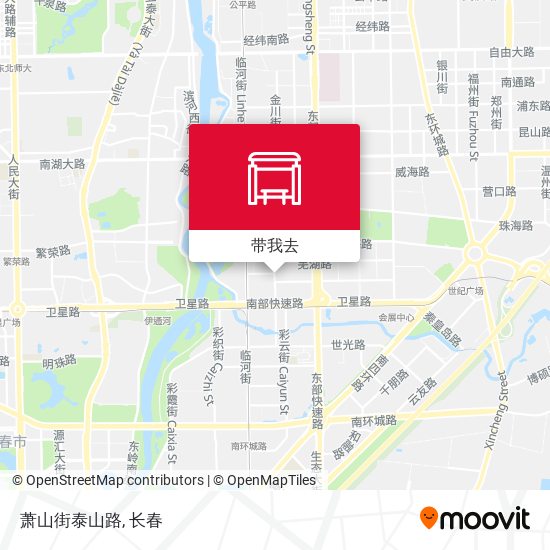 萧山街泰山路地图