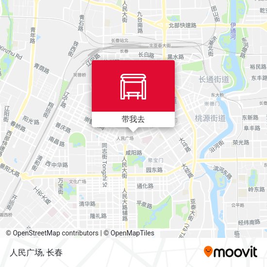 人民广场地图