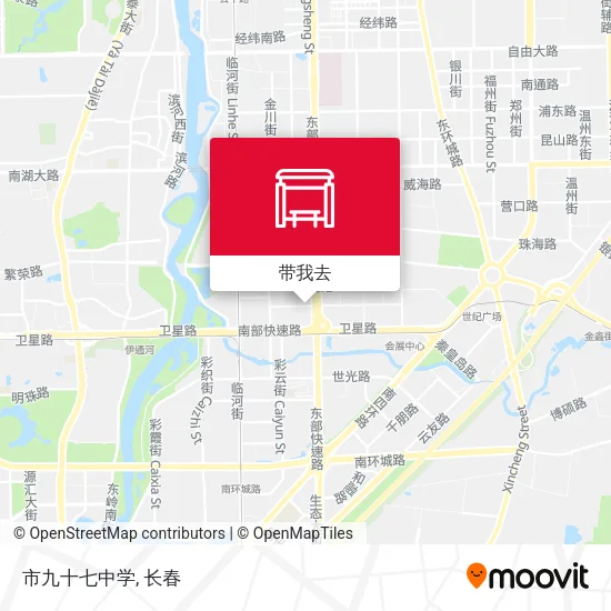 市九十七中学地图