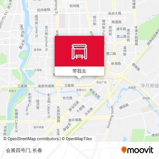 会展四号门地图