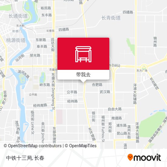 中铁十三局地图
