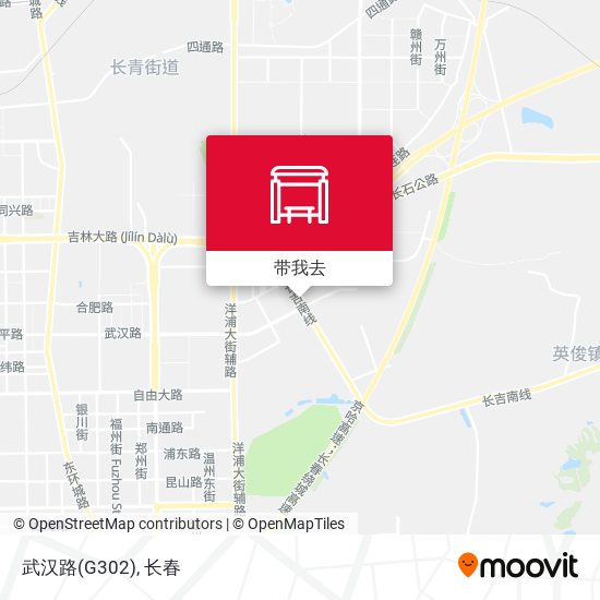 武汉路(G302)地图