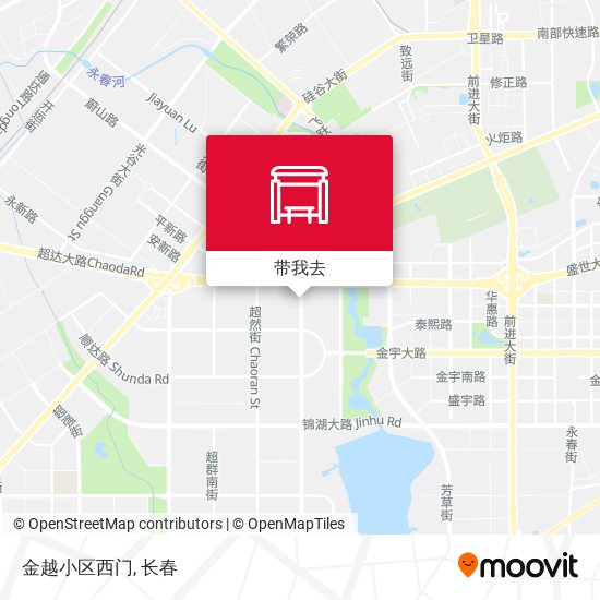 金越小区西门地图