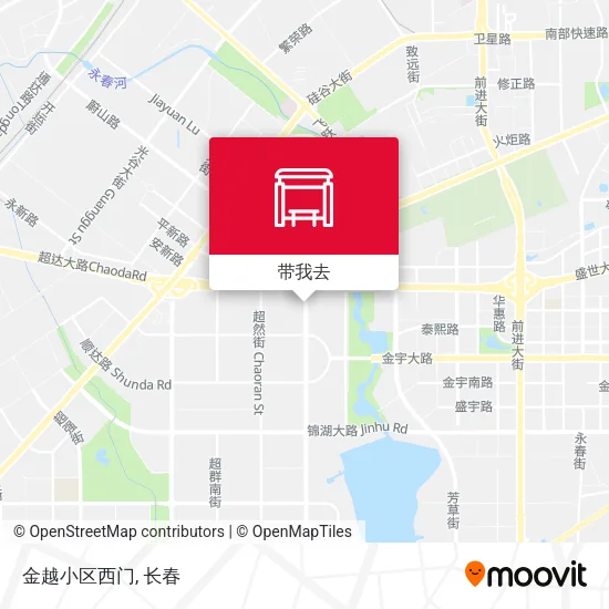 金越小区西门地图