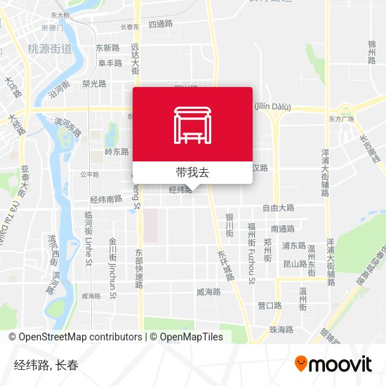 经纬路地图