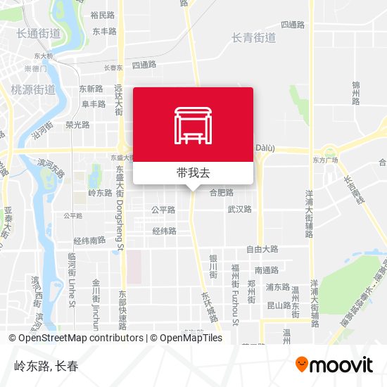 岭东路地图