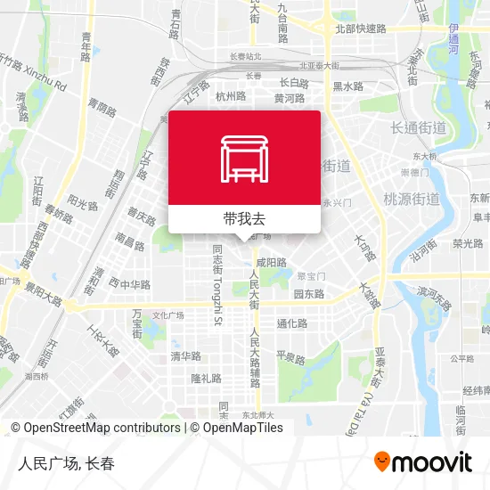 人民广场地图