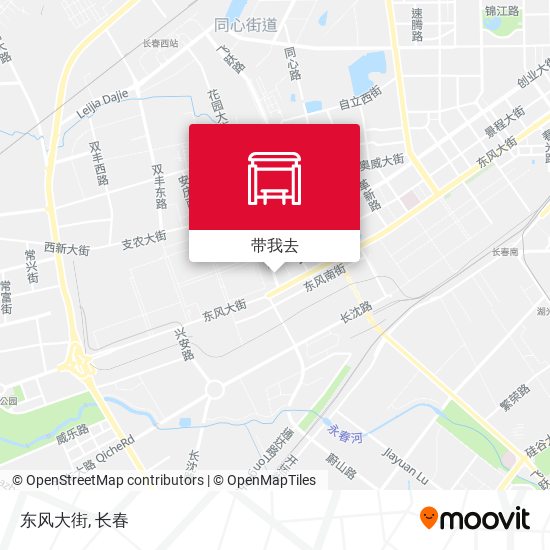 东风大街地图