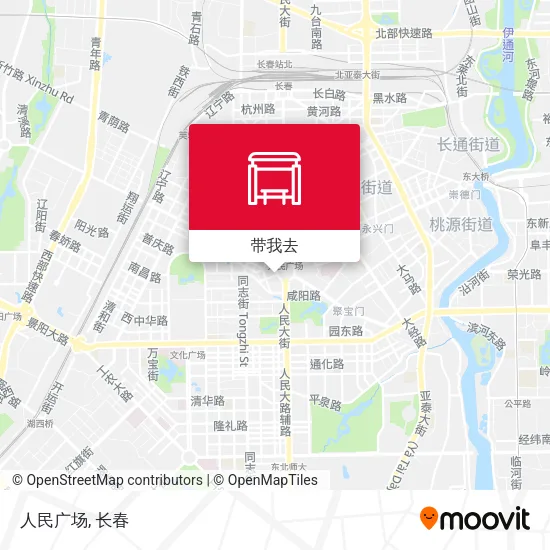 人民广场地图