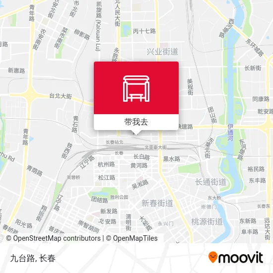 九台路地图