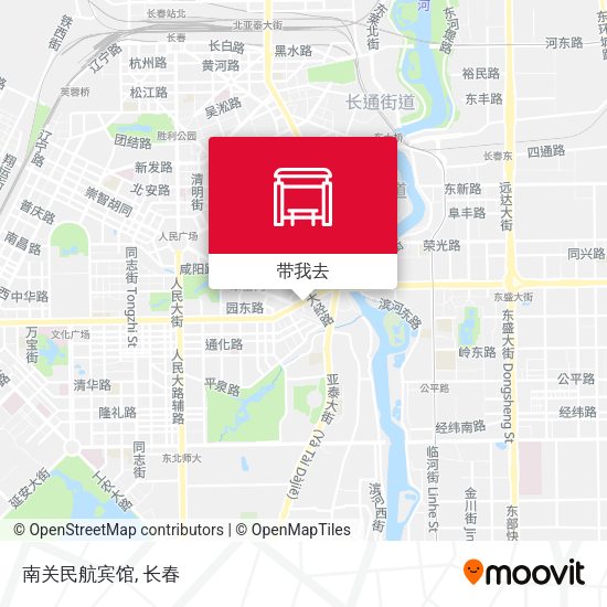 南关民航宾馆地图