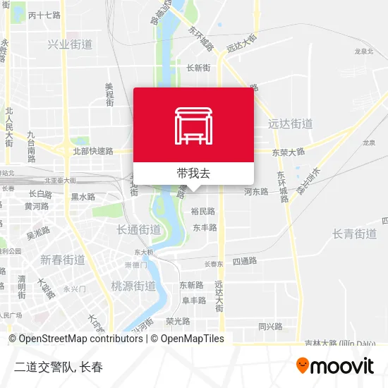 二道交警队地图