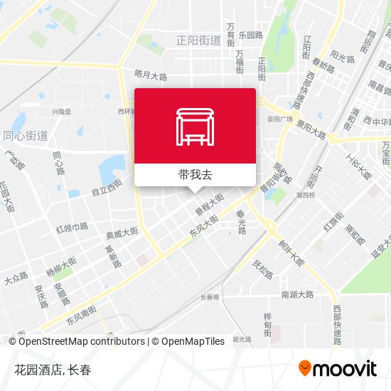 花园酒店地图