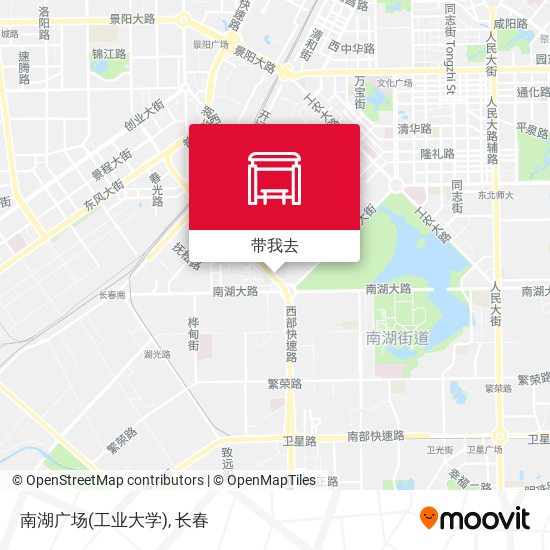 南湖广场(工业大学)地图