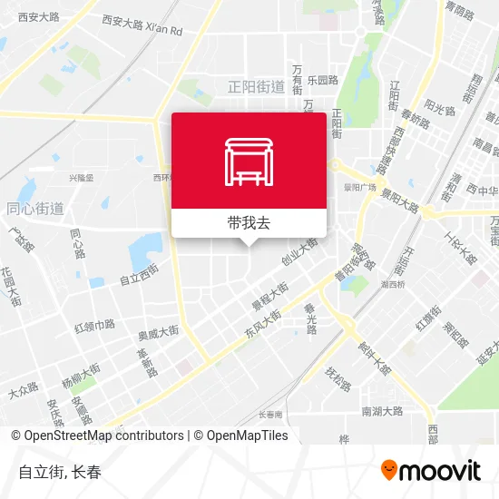 自立街地图