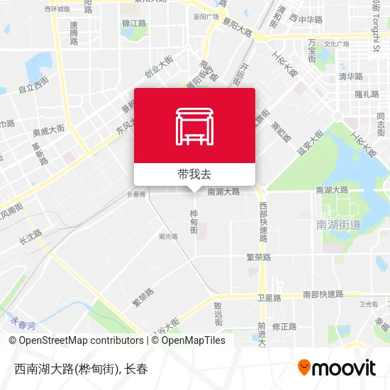 西南湖大路(桦甸街)地图