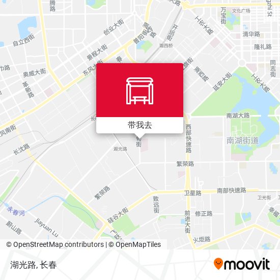 湖光路地图