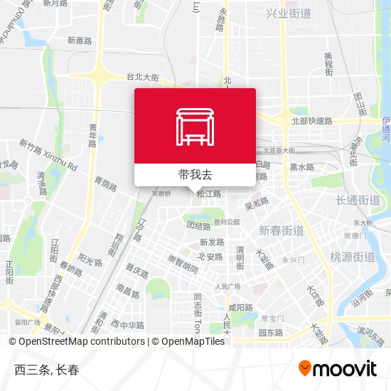 西三条地图