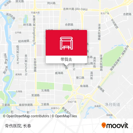 骨伤医院地图