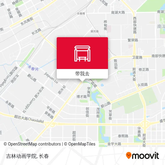 吉林动画学院地图