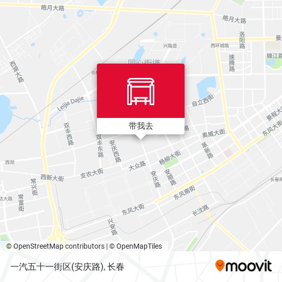 一汽五十一街区(安庆路)地图