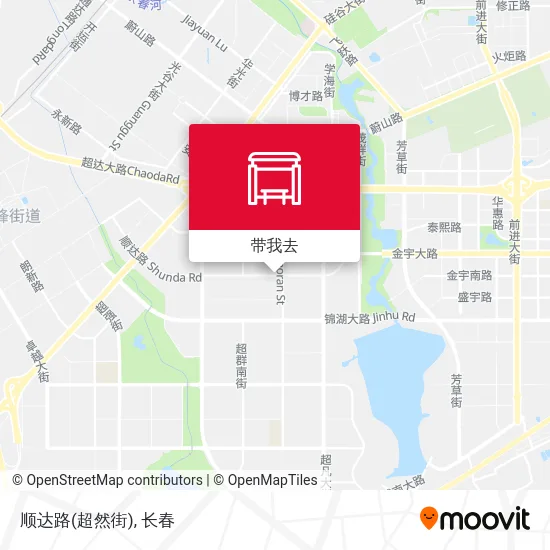 顺达路(超然街)地图