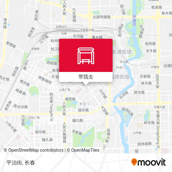 平治街地图