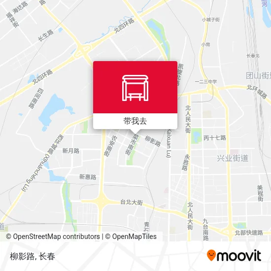 柳影路地图