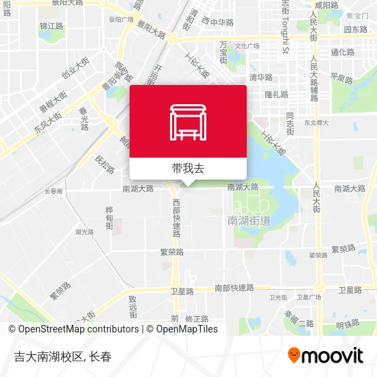 吉大南湖校区地图