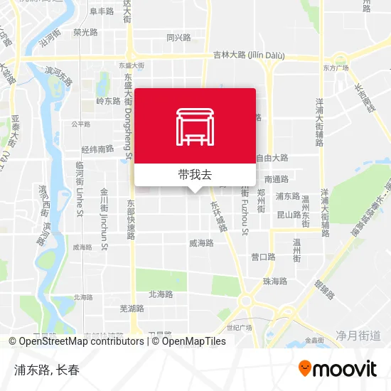 浦东路地图