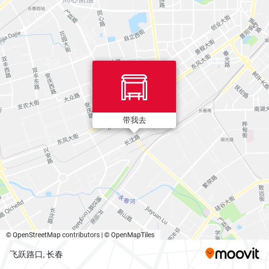 飞跃路口地图