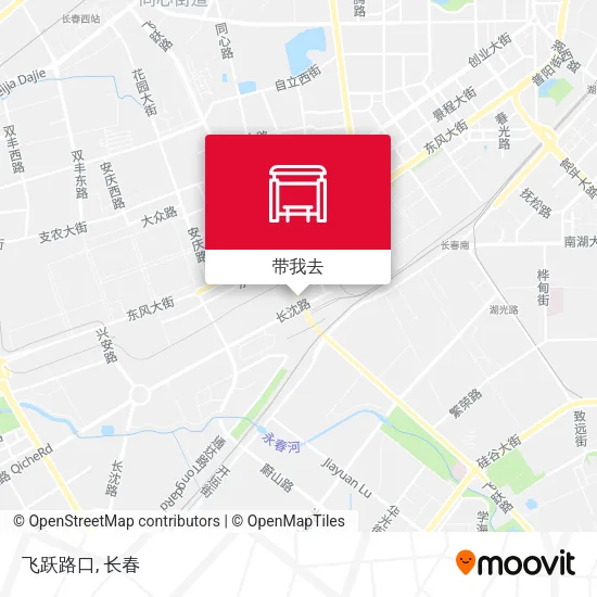 飞跃路口地图