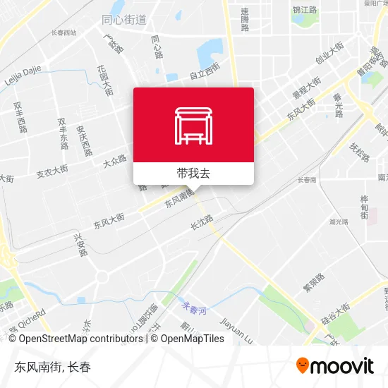 东风南街地图